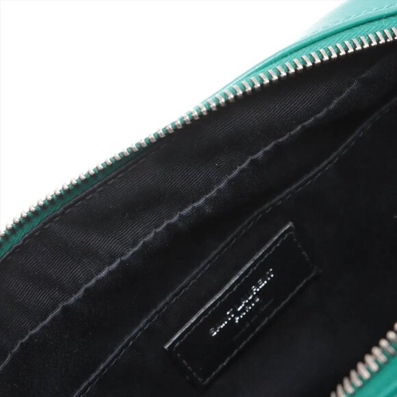 Saint Laurent Paris Lou Camera Leather Shoulder bag Green 574494 - Picture 9 of 13